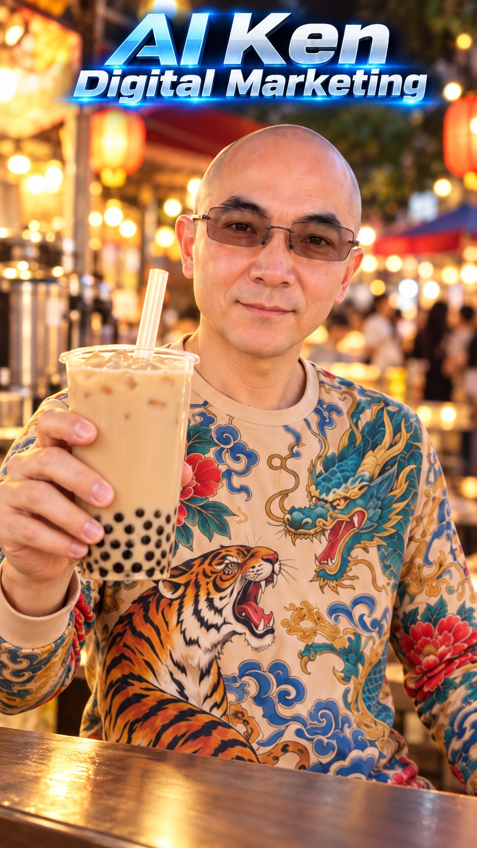 Bubble tea scene from our Taiwanese pearl milk tea feature