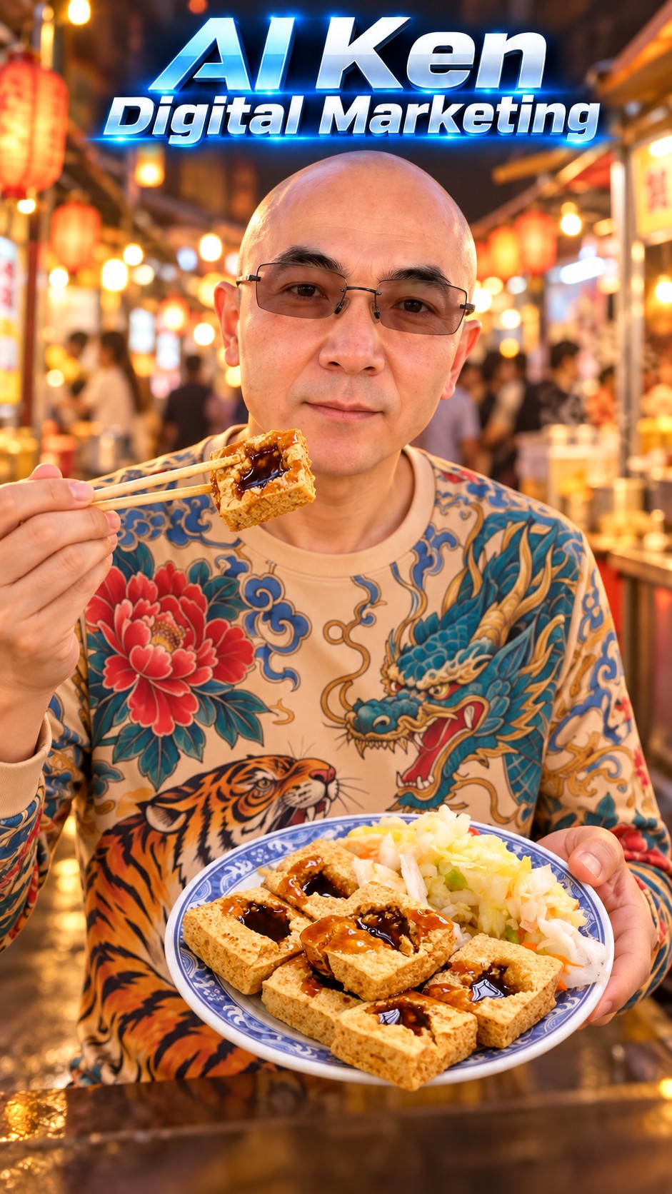 Taiwanese stinky tofu featured in the Taste of Taiwan series by AI Ken Digital Marketing