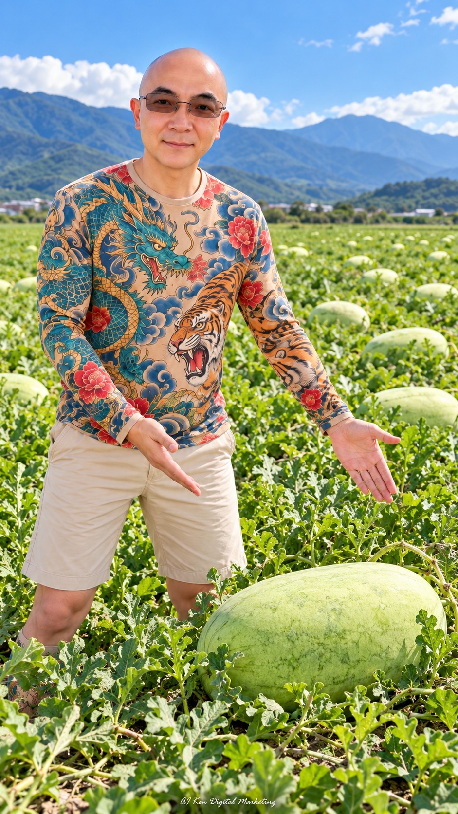 Taiwan watermelon feature by AI Ken Digital Marketing