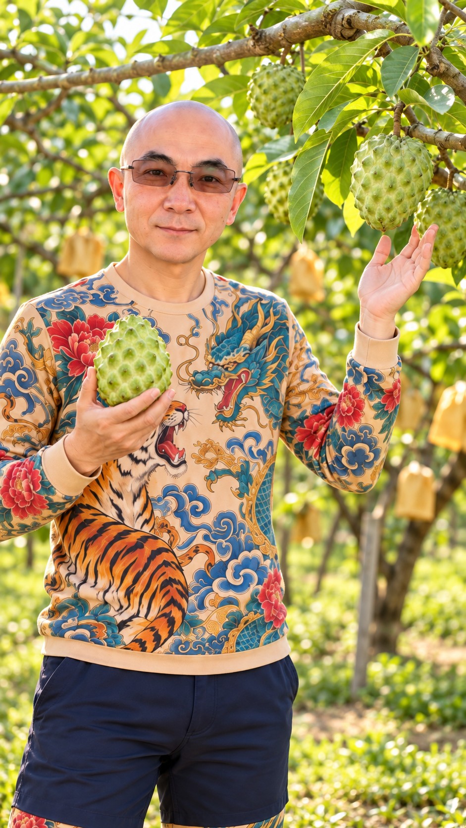 Taiwan atemoya promotional image by AI Ken Digital Marketing