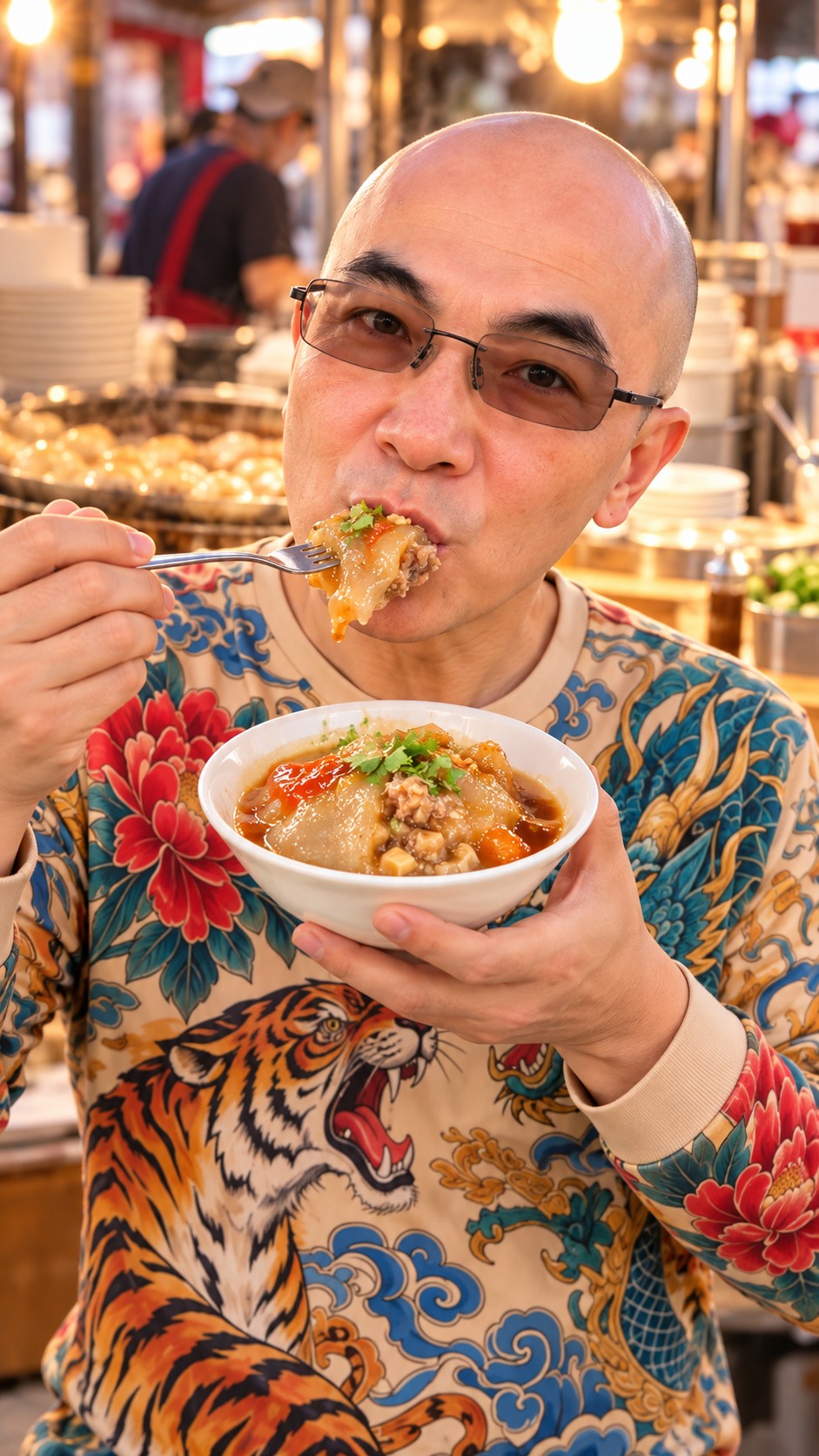 Changhua ba-wan food and tasting scene from our Taiwan snack feature