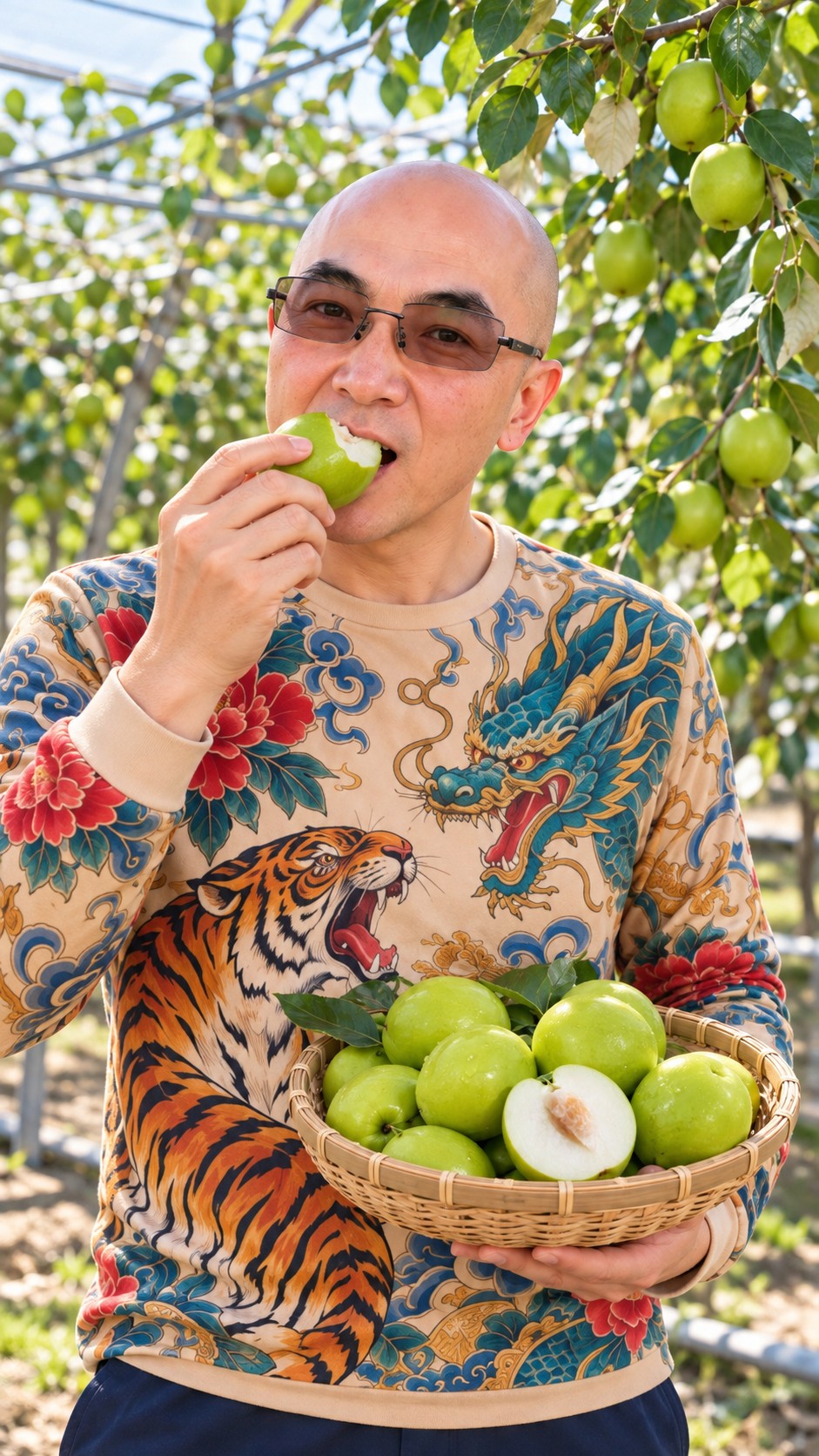 Taiwan green jujube feature in the AI Ken fruit series