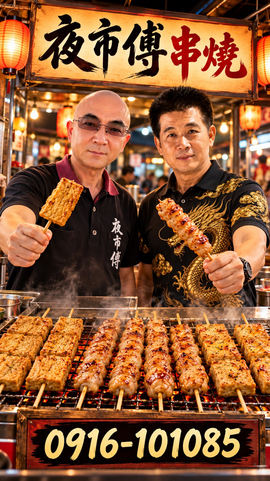 松濤食品夜市傅串燒食材展示圖片二
