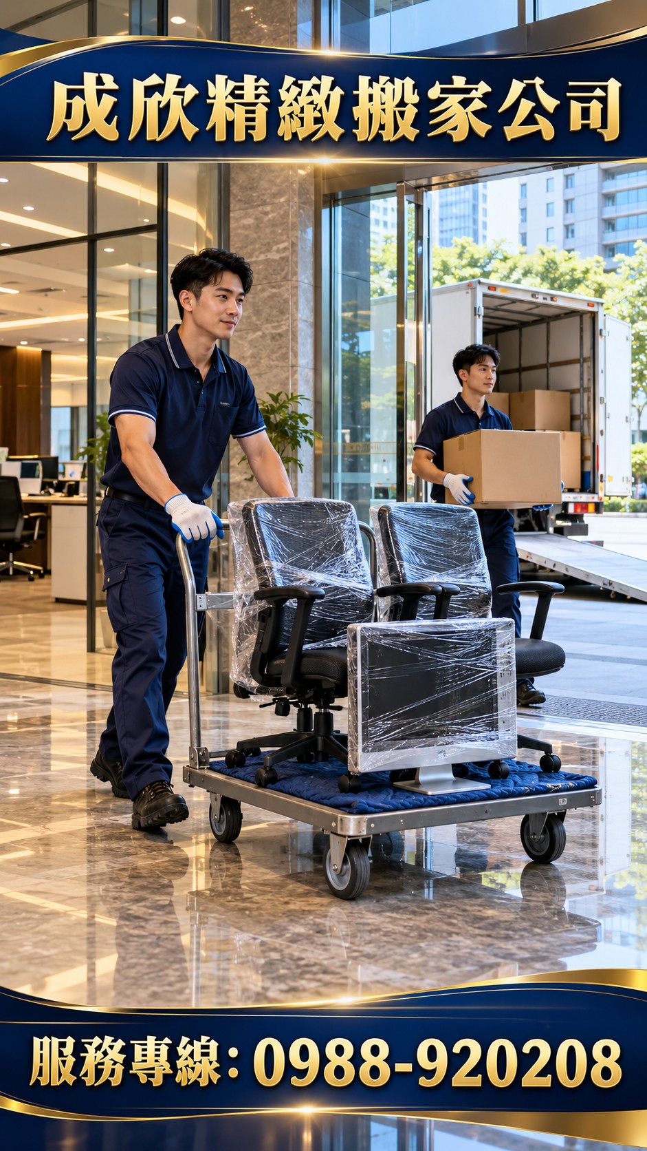 成欣精緻搬家公司四縣市搬家服務宣傳照片四