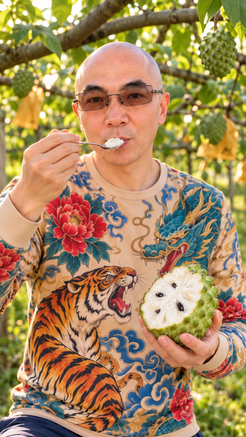 Taiwan atemoya feature in the AI Ken fruit series