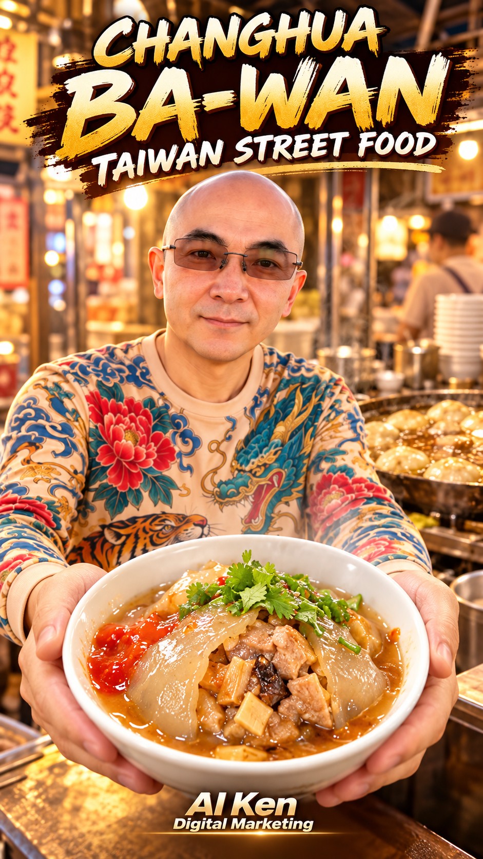 Changhua ba-wan Taiwanese meat dumpling featured in our food introduction